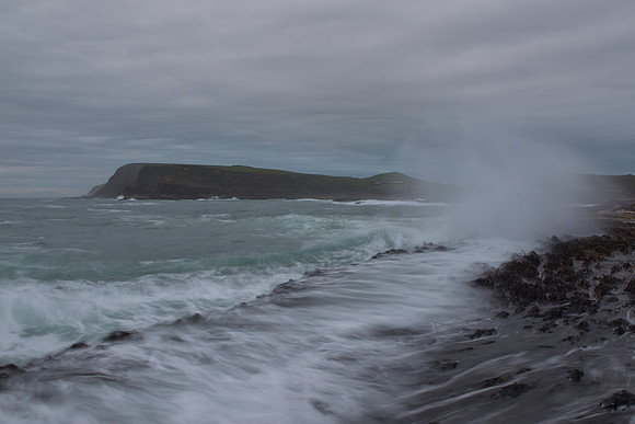 Wave action at Curio Bay 1