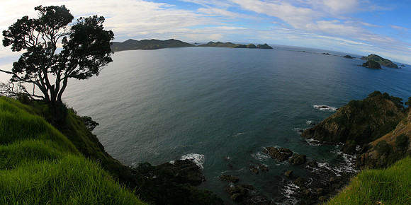 View of the Cavalli Islands