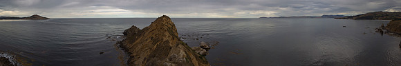 Panoramic view from the Karitane Peninsula