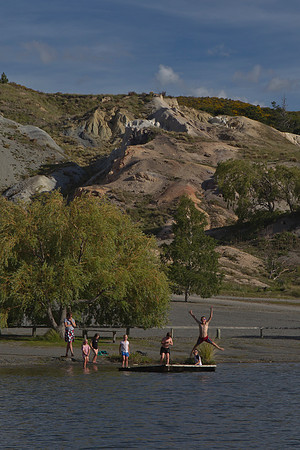 Kids at St Bathans