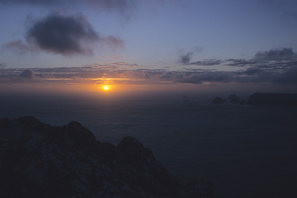 Rangitira summit at sunset