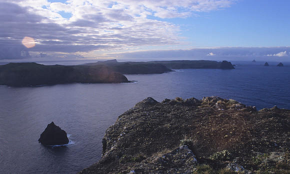 View to towards Pitt Island