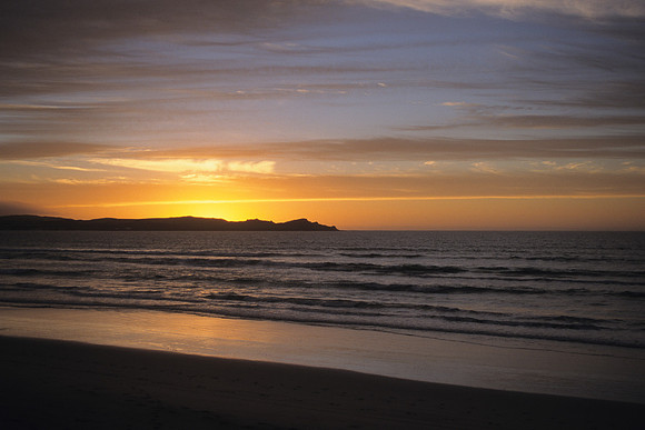 Sunset at Waitangi Beach