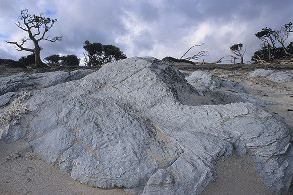 Rock formation at Ohira Bay