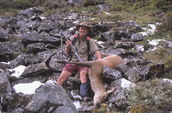 Ross with a deer 2
