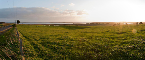 Sunset view to Fortrose estuary