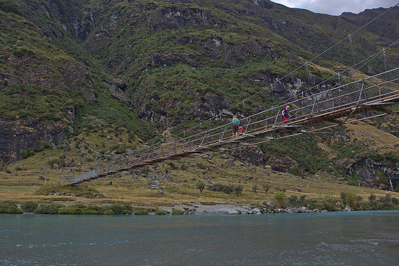 Matukituki Valley swingbridge 2