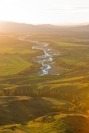 Sunset over the Oreti River
