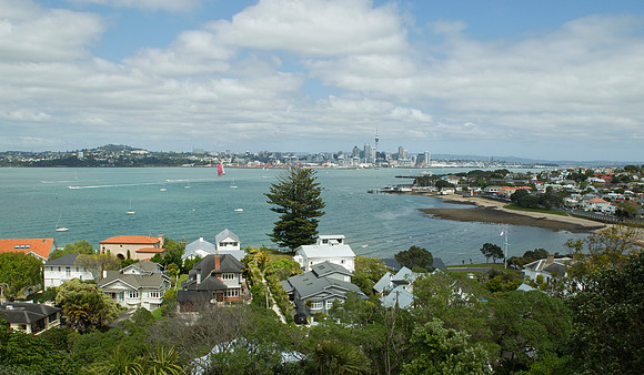 Devonport looking across the Waitemata Harbour 1