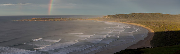 Tautuku Bay panorama 2