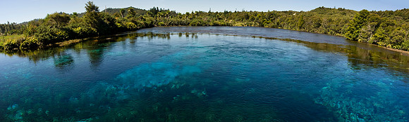 Panorama - Pupu Spring in Golden Bay 1