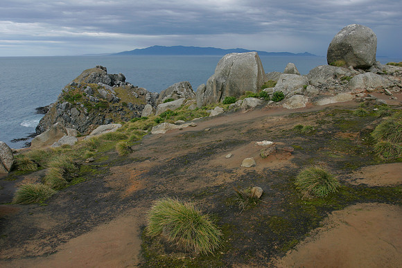 Looking north