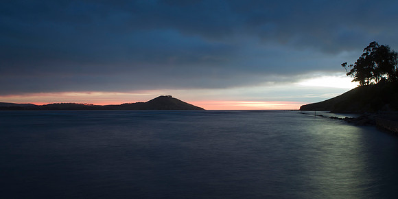 Waikouaiti Bay panorama from Karitane