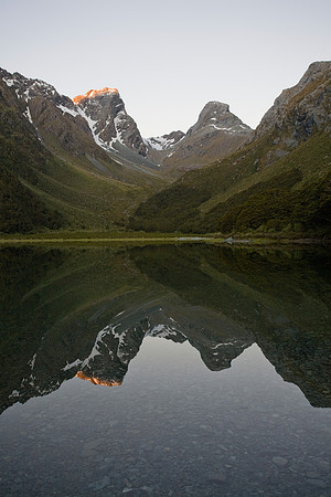 Sunset by Lake Mackenzie, Routeburn Track 1