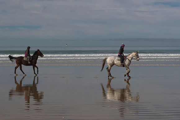 Riders on Waikouaiti Beach