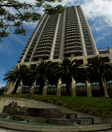 Highrise apartment block in Auckland 1